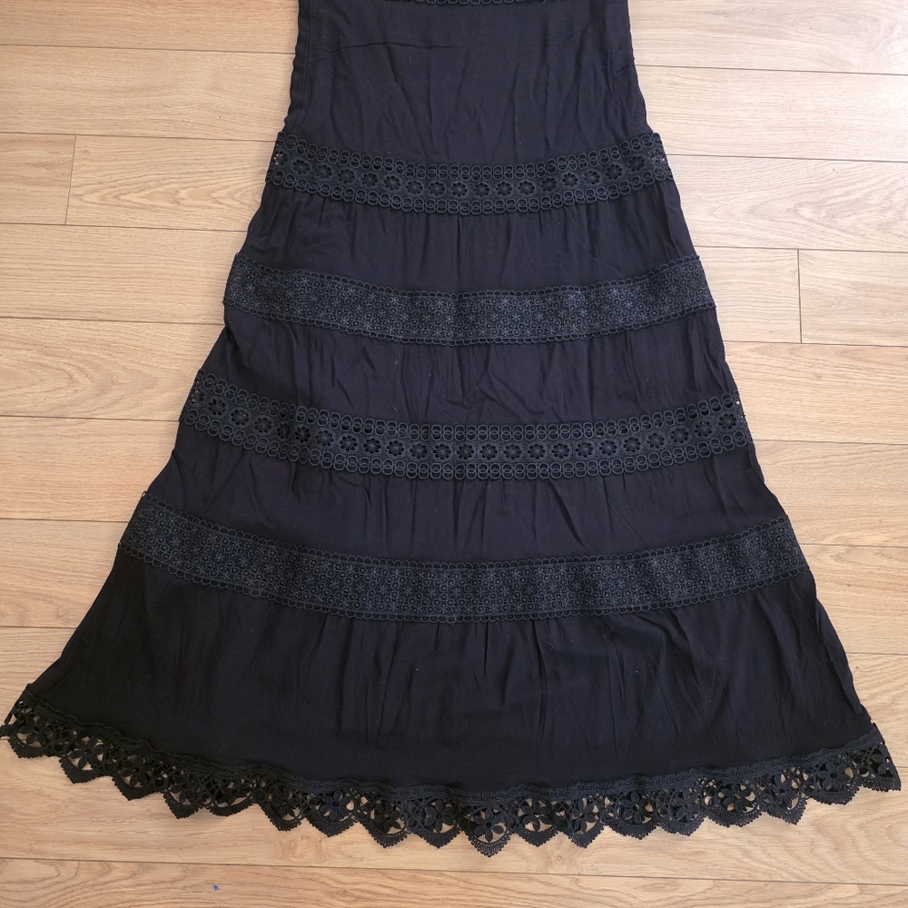 Meghan Los Angeles Off The Shoulder Maxi Dress- M - Picture 11 of 13